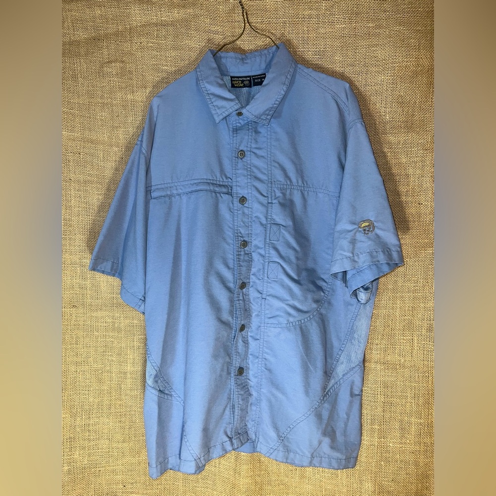Mountain Hardwear Blue Lightweight outdoor Shirt